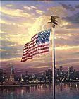 Thomas Kinkade Light of Freedom painting